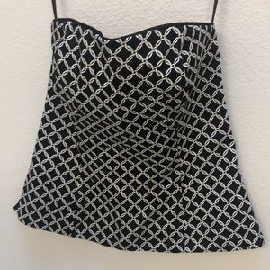 WHITE HOUSE BLACK MARKET Bustier strapless top